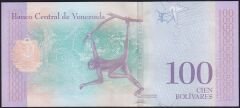 Venezuela 100 Bolivares 2018 Çil Pick 106c ( 666 )