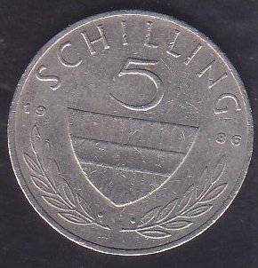 Avusturya 5 Şilin 1986