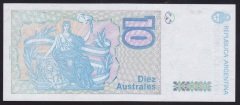Arjantin 10 Australes 1985 Çil Pick 325b