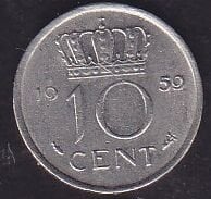 Hollanda 10 Cent 1959