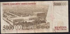 7.Emisyon 5 000 000 Lira G37 979337 Çok Temiz+