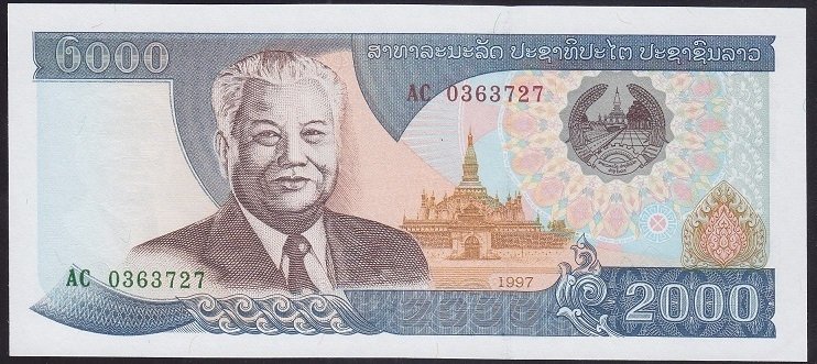 LAOS 2000 KİP 1997 ÇİL