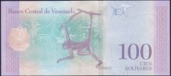 Venezuela 100 Bolivares 2018 Çilaltı Çil Pick 106c