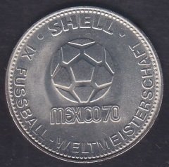 SHELL MEXİCO 70 JOHANNES LÖHR eski para jeton mezat