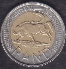Güney Afrika 5 Rand 2010