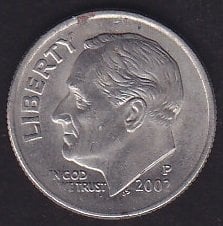 Amerika 1 Dime 2002 P