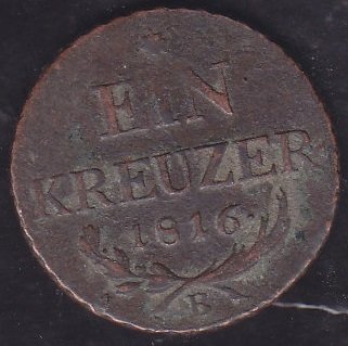Avusturya 1 Kreuzer 1816