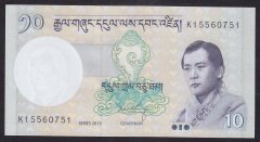 Bhutan 10 Ngulturum 2013 ÇİL Pick 29b