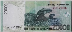 Endonezya 20000 Rupi 2016 Çok Çok Temiz +