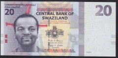 SWAZILAND 20 EMALANGENİ 2014 ÇİL