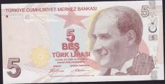 9.Emisyon 1.Tertip 5 Lira A155 538900 Çil