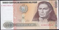 Peru 500 İntis 1987 Ççt Çilaltı Pick 134b