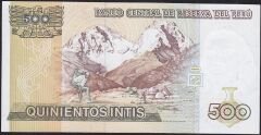 Peru 500 İntis 1987 Ççt Çilaltı Pick 134b
