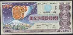 1984 31 Aralık Çeyrek Bilet - Ç Serisi