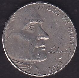 Amerika 5 Cent 2005 P Hatıra Para