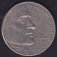 Amerika 5 Cent 2005 P Hatıra Para