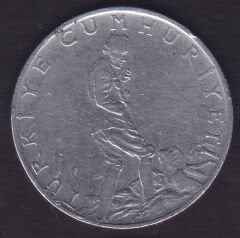 1973 Yılı 2.5 Lira Düz