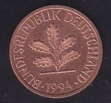 Almanya 1 Pfennig 1994 G
