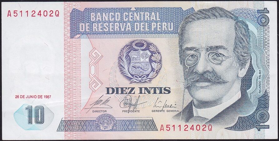 Peru 10 İntis 1987 Çilaltı Çil Pick 129