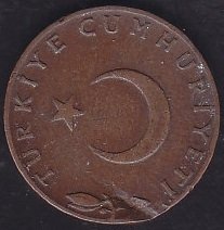 1967 Yılı 5 Kuruş