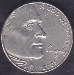 Amerika 5 Cent 2005 P Hatıra