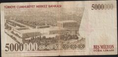 7.Emisyon 5 000 000 Lira G25 633790 Temiz