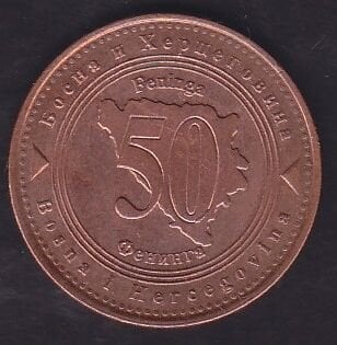Bosna Hersek 50 Feninga 2013