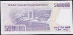 7.Emisyon 4.Tertip 500.000 Lira L83 9239XX Çilaltı Çil
