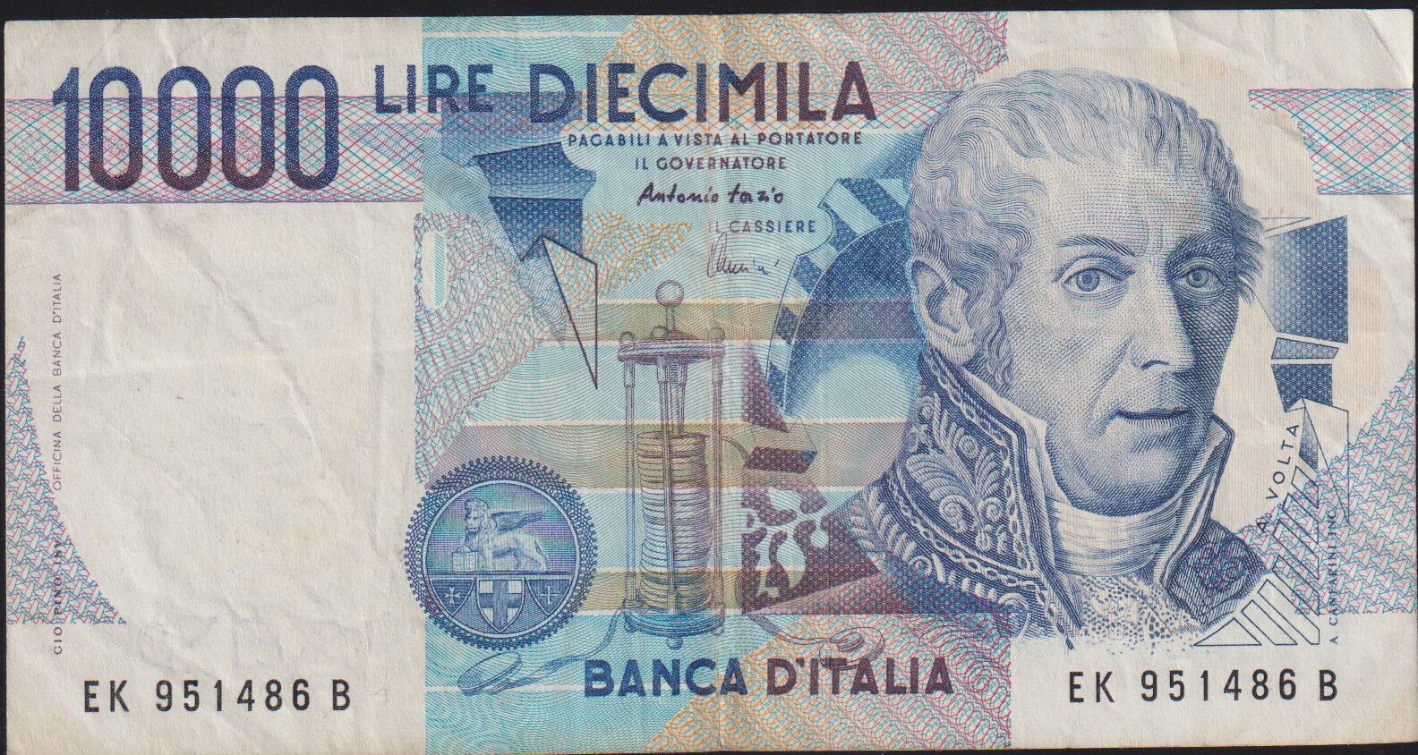 İtalya 10.000 Lire 1984 Çok Temiz+ Pick 112d