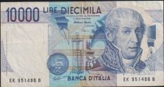 İtalya 10.000 Lire 1984 Çok Temiz+ Pick 112d