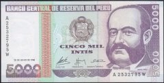 PERU 5000 İNTİS 1988 ÇİL