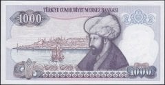 7.Emisyon 1.Tertip 1000 Lira D53 093368 Çil