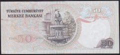 6.EMİSYON 1.TERTİP 50 LİRA H69 743671 ÇÇT