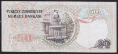 6.EMİSYON 1.TERTİP 50 LİRA H90 476385 ÇOK TEMİZ +eski kağıt para fiyatları