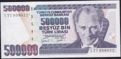 7.Emisyon 4.Tertip 500.000 Lira L77 9580XX Çil