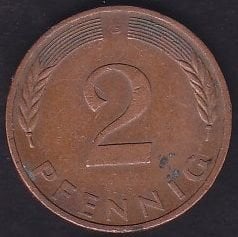 Almanya 2 Pfennig 1983 G