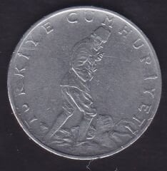 1976 Yılı 2.5 Lira Ters