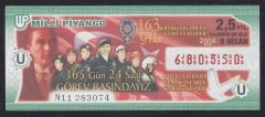 2008 9 NİSAN ÇEYREK BİLET