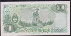 Arjantin 500 Pesos 1977 Çilaltı Pick 303d