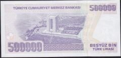 7.Emisyon 4.Tertip 500000 Lira L79 285011 Çil