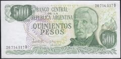 Arjantin 500 Pesos 1977 Çilaltı Pick 303d
