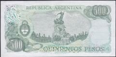 Arjantin 500 Pesos 1977 Çilaltı Pick 303d