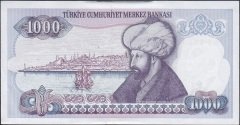 7.Emisyon 1.Tertip 1000 Lira D61 635311 Çilaltı ( cüzdan katı yoktur)