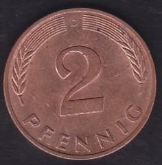 Almanya 2 Pfennig 1983 D