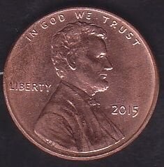 Amerika 1 Cent 2015