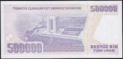 7.Emisyon 4.Tertip 500000 Lira L73 106444 Çil