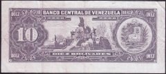 VENEZUELA 10 BOLİVARES 1988 ÇOK TEMİZ