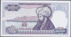 7.Emisyon 1.Tertip 1000 Lira D07 383479 Çil