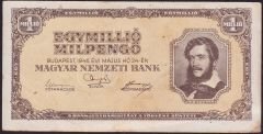 Macaristan 1000000 Pengo 1946 Çok Temiz+