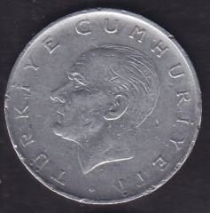 1974 Yılı 1 Lira Ters